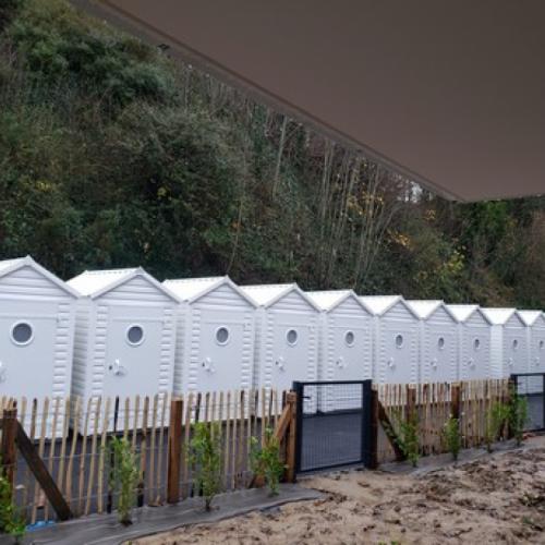 abri de plage Donville les bains  - Cabal Loisirs - résidences mobiles en Normandie