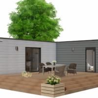 SO COSY SC 52L - extérieur - Vente chalets neufs et d'occasion en Normandie SO COSY SC 52L - extérieur - Vente chalets neufs et d'occasion en Normandie
