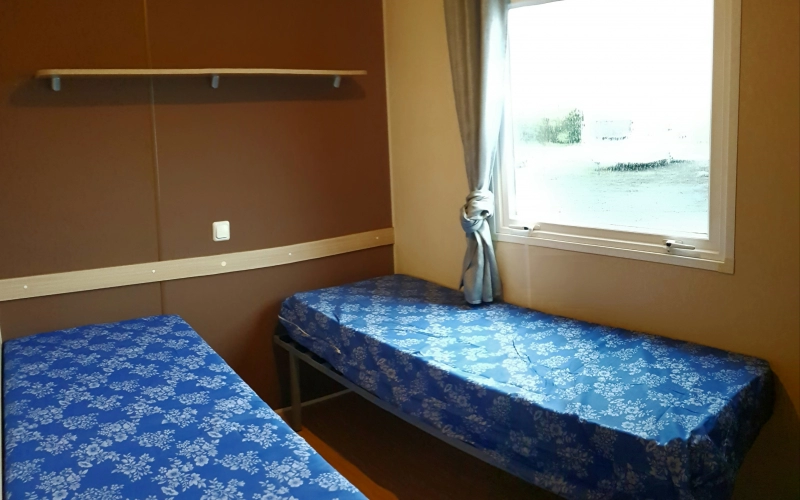 Chambre 2 mobil-home en Normandie