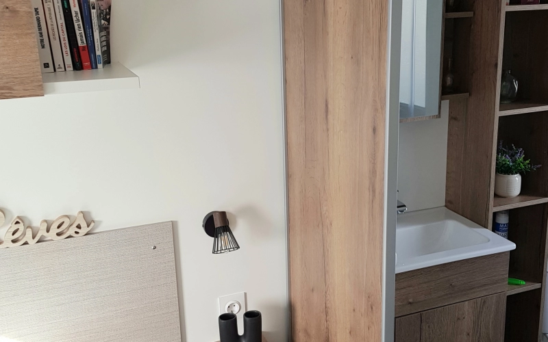 Chambre 1 mobil-home en Normandie