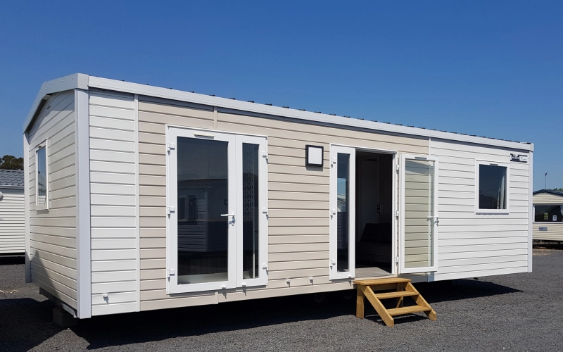 Photo extérieur mobil-home en Normandie