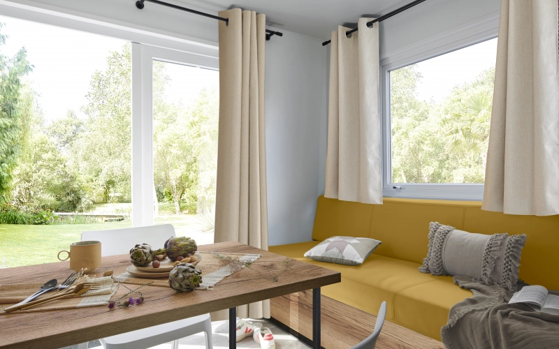 Salon mobil-home en Normandie