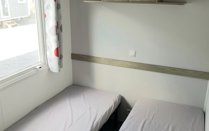Chambre 3 mobil-home en Normandie
