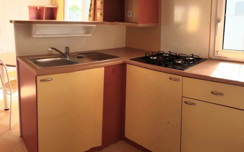 cuisine mobil-home en Normandie