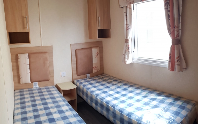 Chambre 2 mobil-home en Normandie