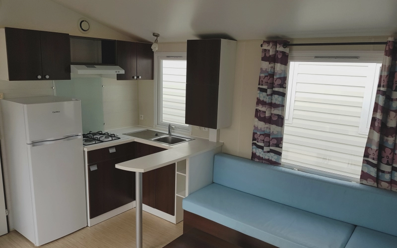 cuisine mobil-home en Normandie