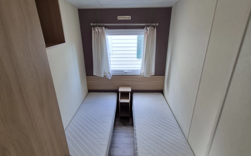 Chambre 3 mobil-home en Normandie