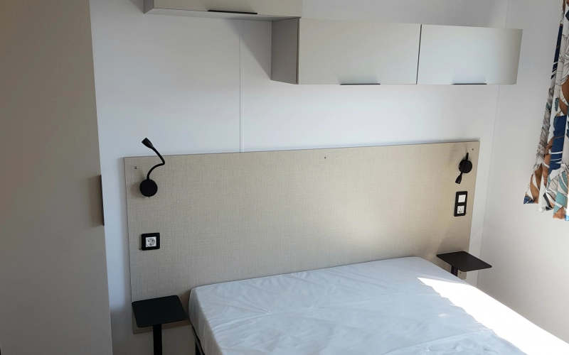 Chambre 1 mobil-home en Normandie