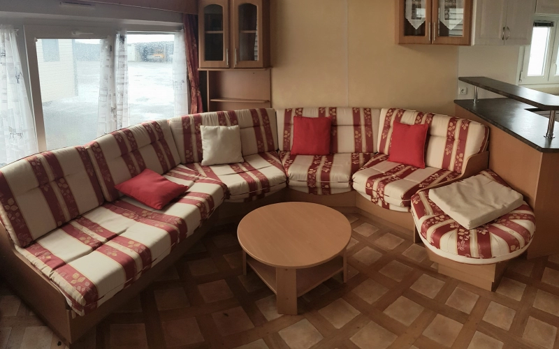 Salon mobil-home en Normandie