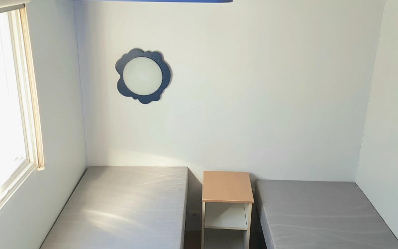 Chambre2 mobil-home en Normandie