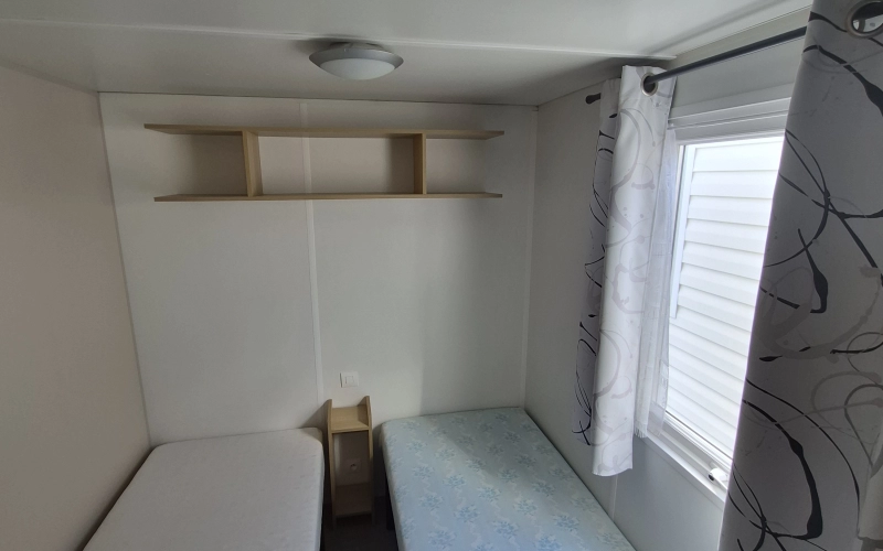 Chambre 3 mobil-home en Normandie
