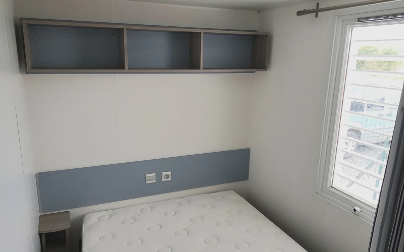 Chambre 2 mobil-home en Normandie