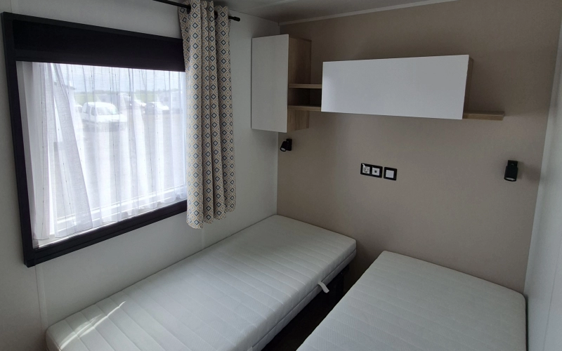 Chambre 2 mobil-home en Normandie