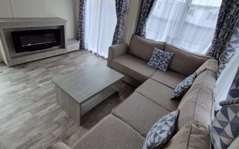 Salon mobil-home en Normandie