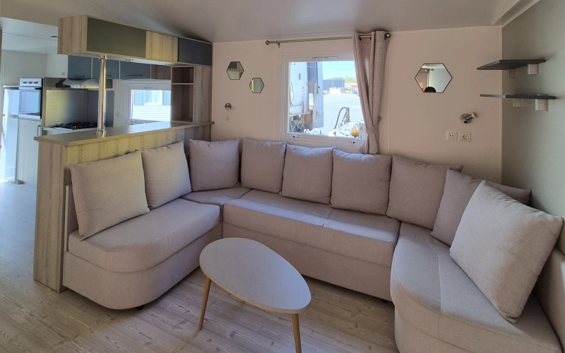 Salon mobil-home en Normandie