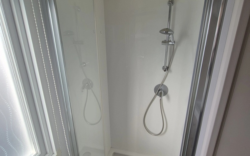 douche mobil-home en Normandie