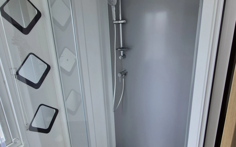 douche mobil-home en Normandie