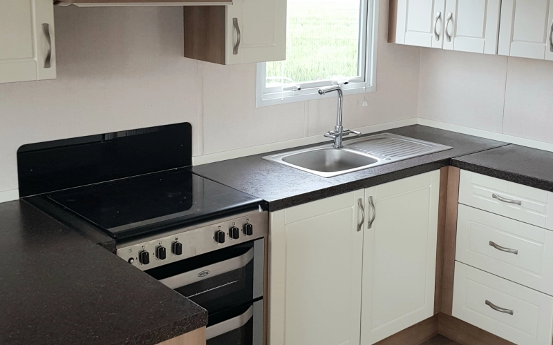 cuisine mobil-home en Normandie