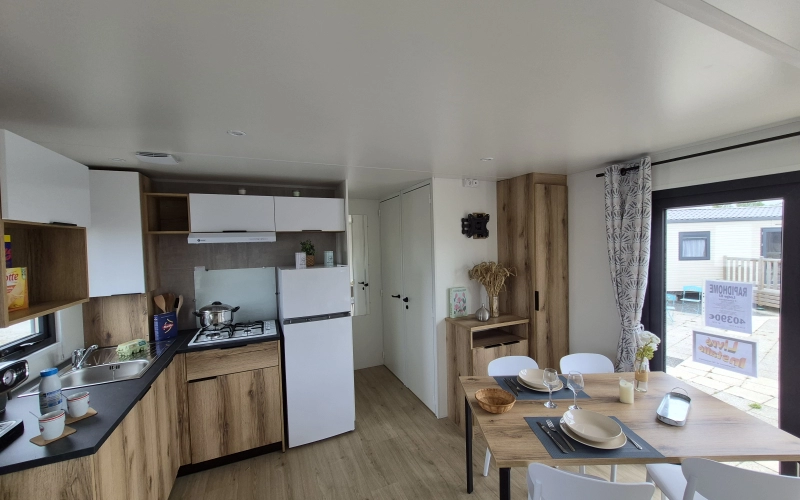 cuisine mobil-home en Normandie