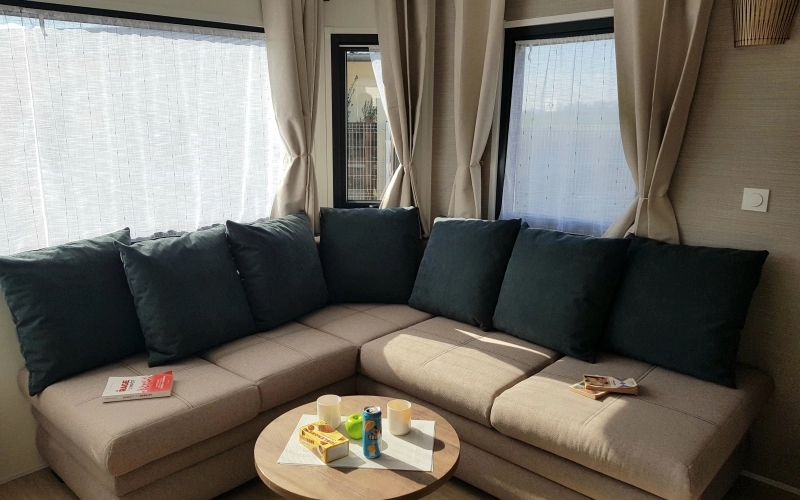Salon mobil-home en Normandie