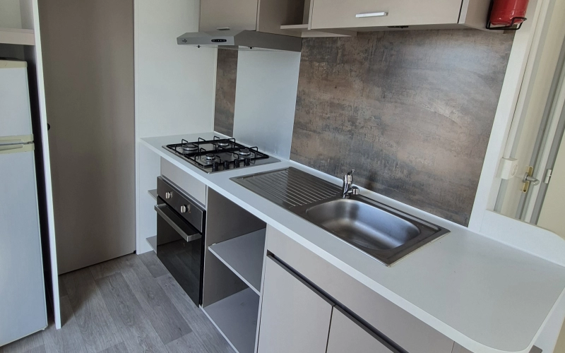 cuisine mobil-home en Normandie