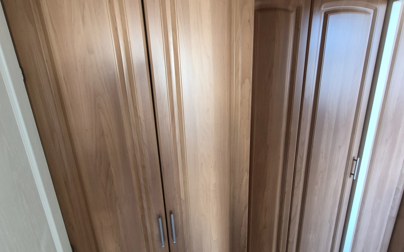 placard couloir mobil-home en Normandie