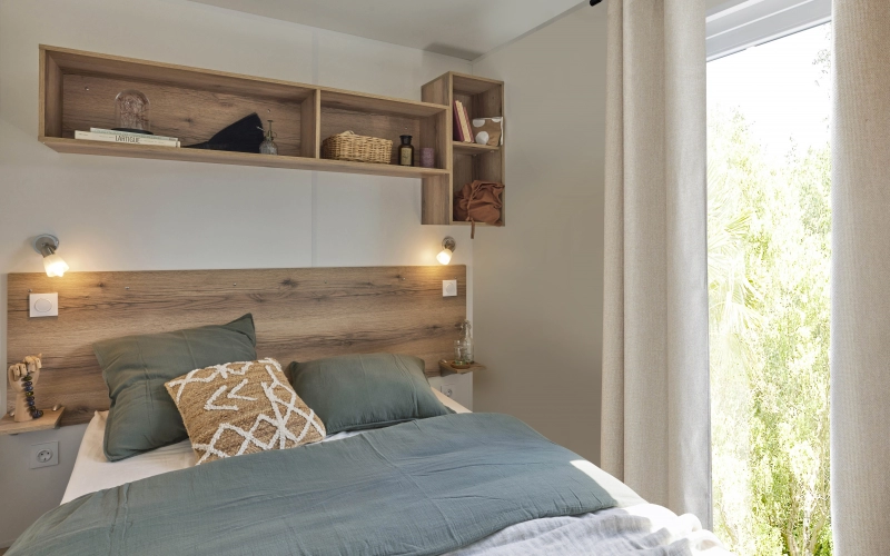 Chambre 1 mobil-home en Normandie