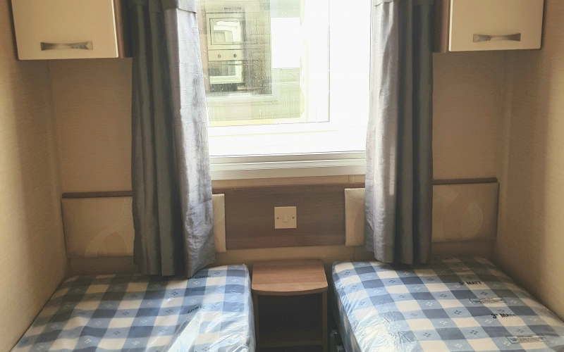 Chambre 3 mobil-home en Normandie
