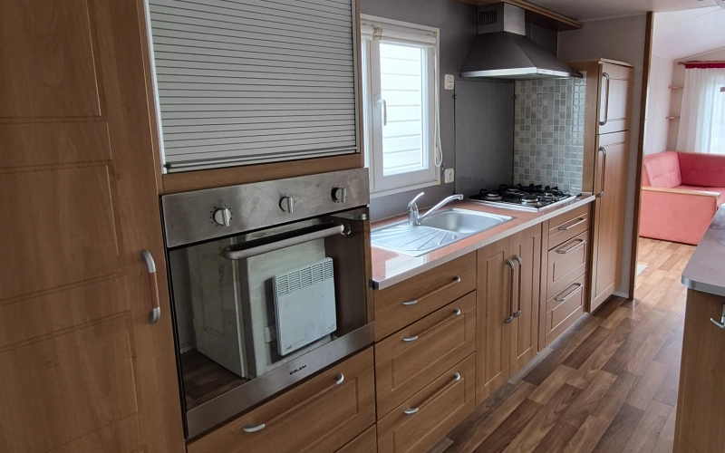 cuisine mobil-home en Normandie