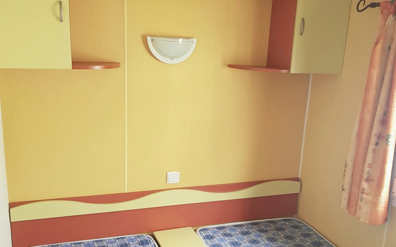 Chambre 2 mobil-home en Normandie