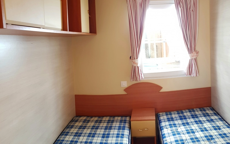 Chambre 2 mobil-home en Normandie