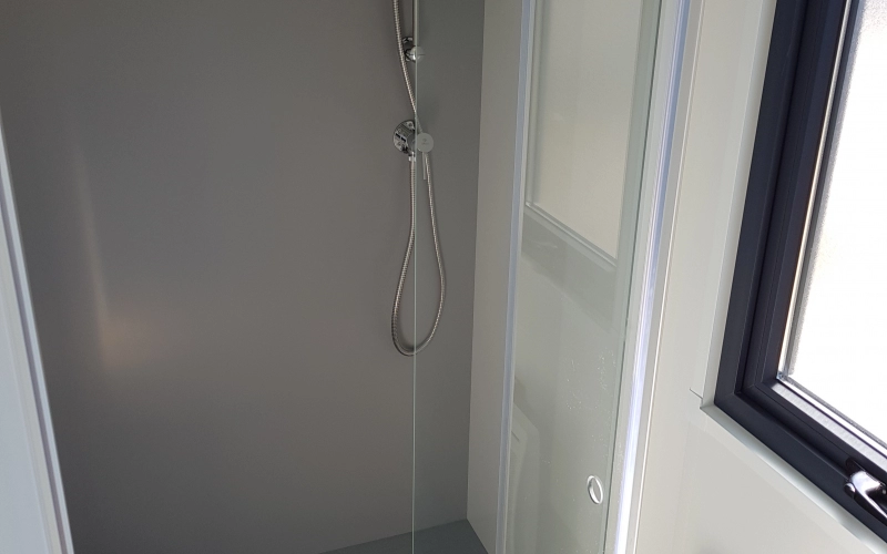 douche mobil-home en Normandie