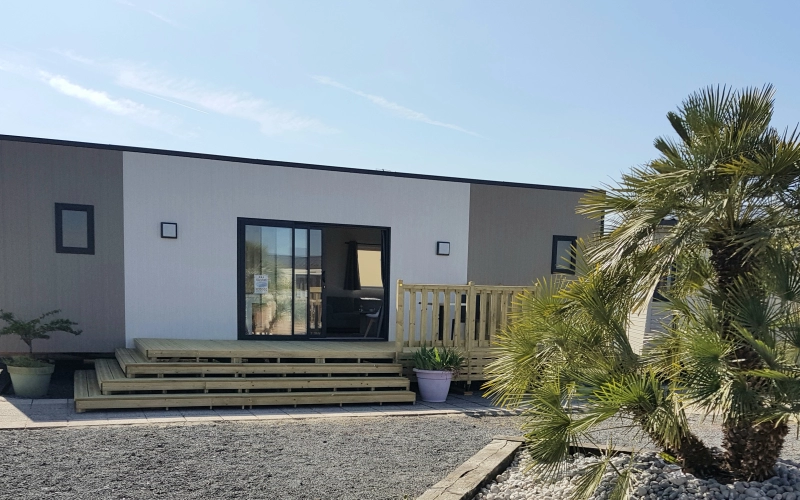 Photo extérieur mobil-home en Normandie