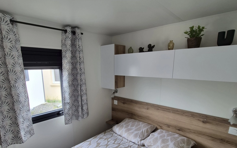 Chambre 1 mobil-home en Normandie