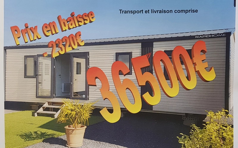 Photo extérieur mobil-home en Normandie