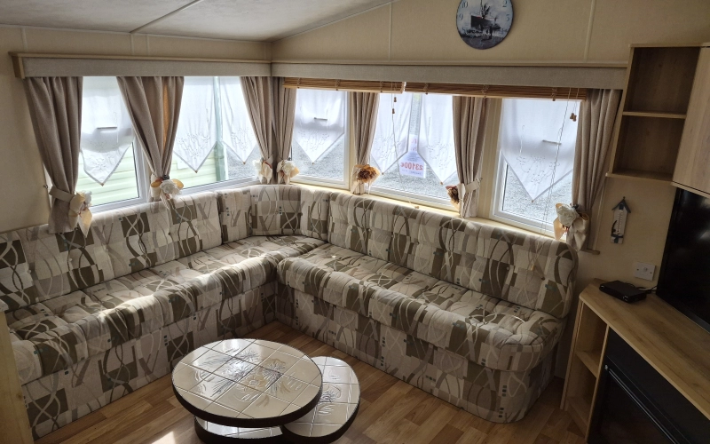 Salon mobil-home en Normandie