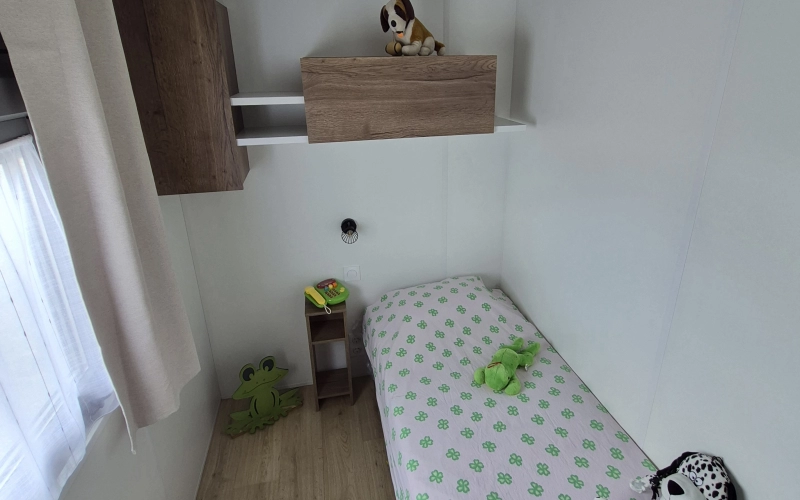 Chambre 2 mobil-home en Normandie