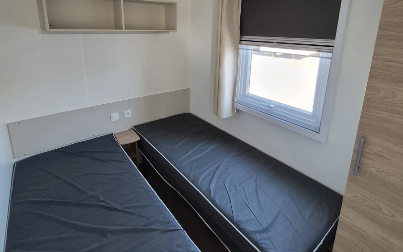 Chambre 2 mobil-home en Normandie