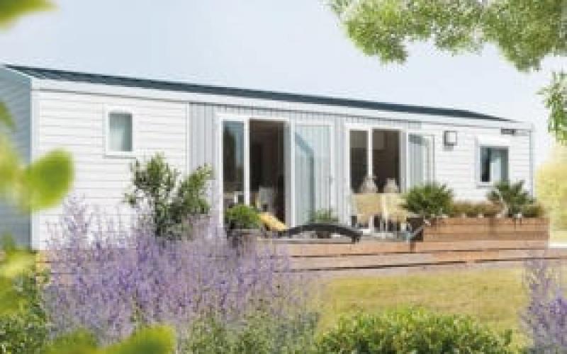 VACANCES CARAÃBES - exterieur mobil-home en Normandie
