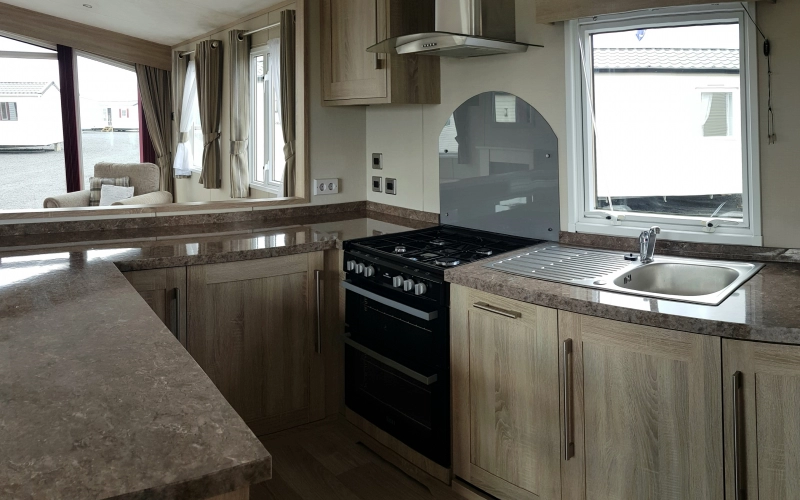 cuisine mobil-home en Normandie