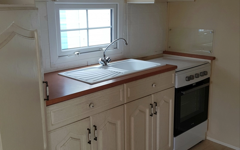 cuisine mobil-home en Normandie