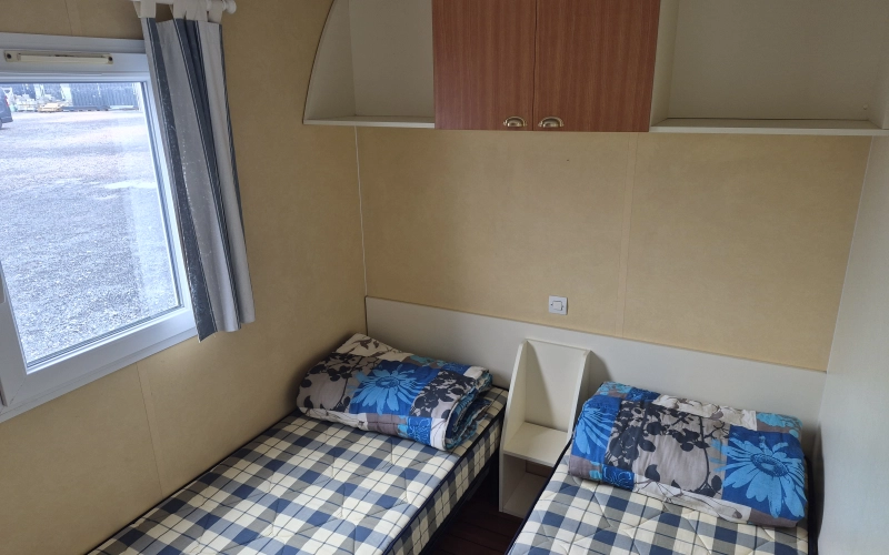 Chambre 3 mobil-home en Normandie
