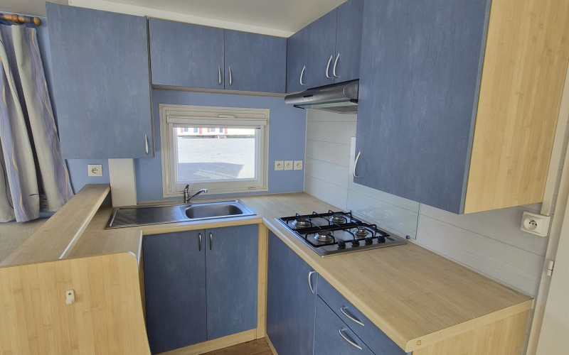 cuisine mobil-home en Normandie