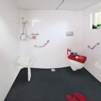 LODGE LO87PMR - salle de bain - Vente mobil-homes neuf et occasion en Normandie LODGE LO87PMR - salle de bain - Vente mobil-homes neuf et occasion en Normandie
