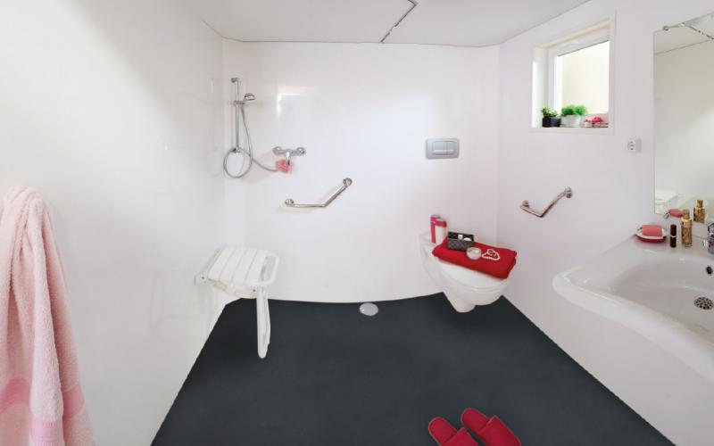 LODGE LO87PMR - salle de bain mobil-home en Normandie