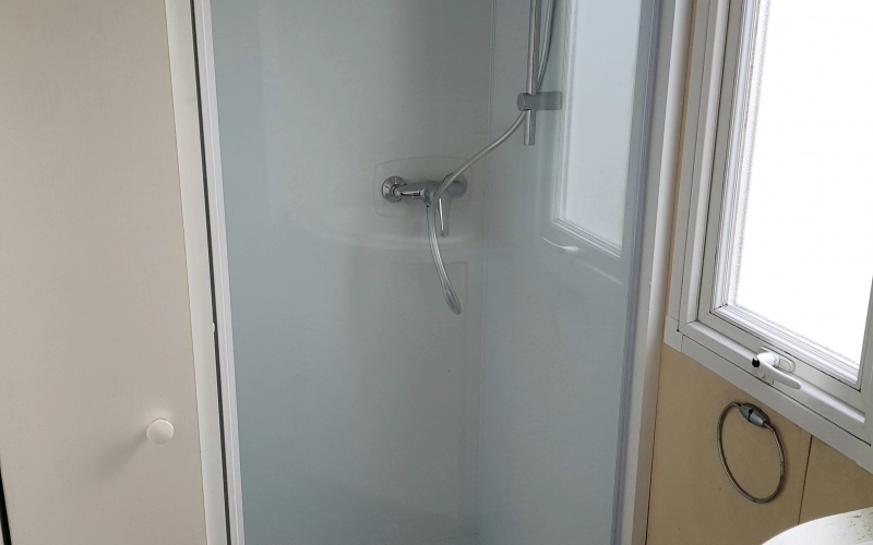 douche mobil-home en Normandie