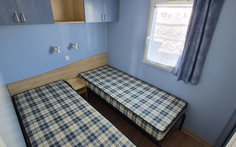 Chambre 2 mobil-home en Normandie