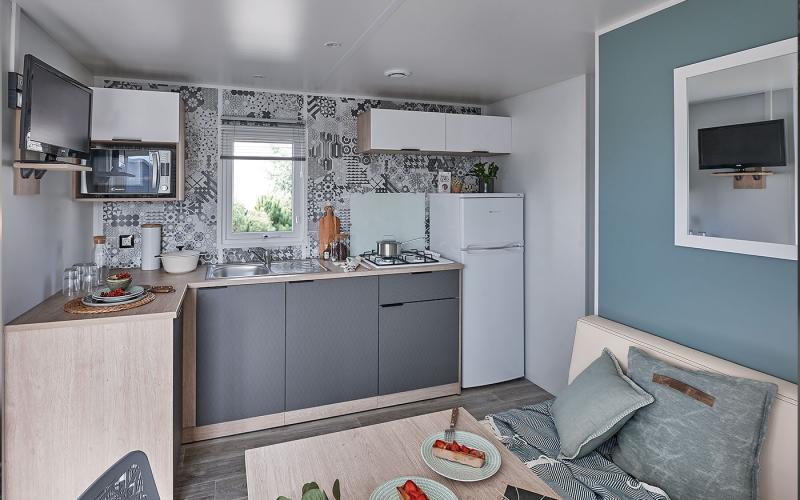 LODGE LO80TG - cuisine mobil-home en Normandie