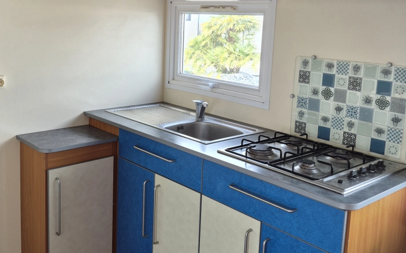 cuisine mobil-home en Normandie