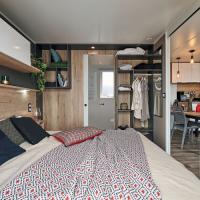 NV 83 - chambre parent - Vente mobil-homes neuf et occasion en Normandie NV 83 - chambre parent - Vente mobil-homes neuf et occasion en Normandie